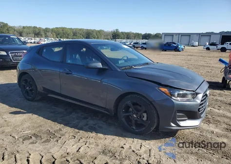 2019 Hyundai Veloster 2.0 из США, поврежденный, VIN KMHTG6AF1KU016892